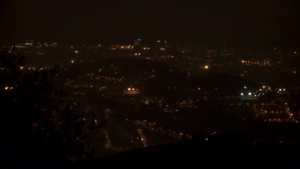 Barcelona at night — Stock Video