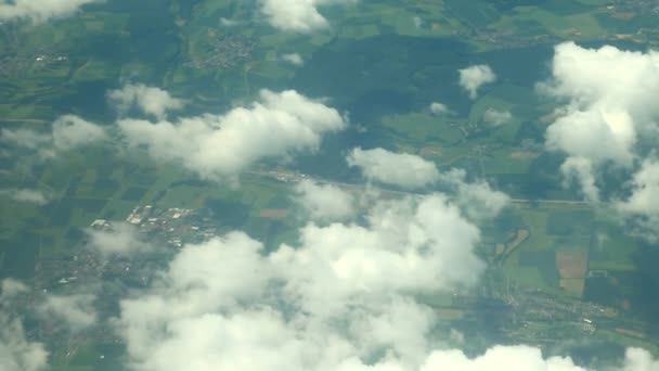 Flug über Köln — Stockvideo