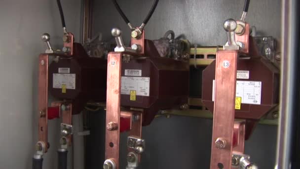Electricity switches — Stock Video