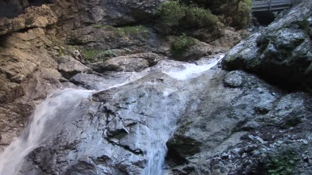 Canyon delle Alpi, austria — Video Stock