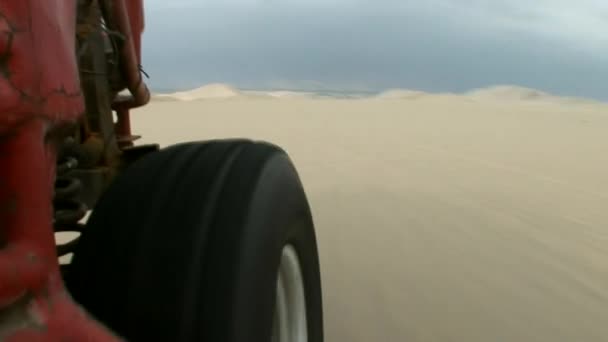 ICA, peru dunes içinde sürüş — Stok video