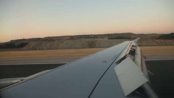 İspanya uçuş — Stok video