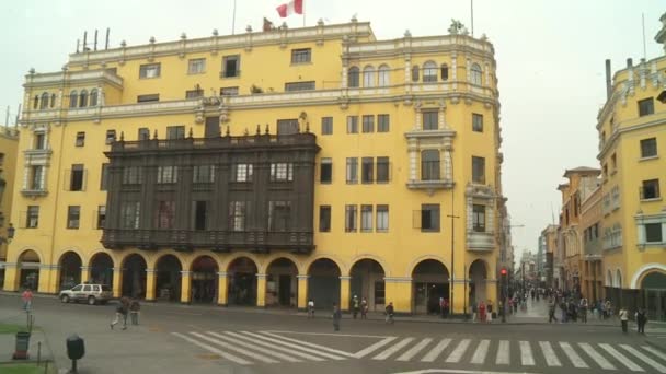 Cidade Central de Lima — Vídeo de Stock