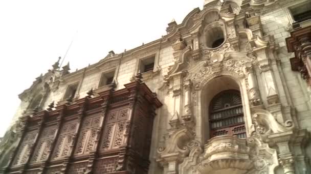 Arzobispado en Lima — Vídeo de stock
