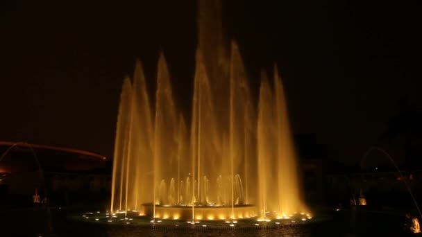 Lima'da su parkı — Stok video
