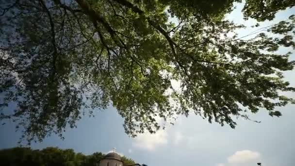 Grekiska kyrkan — Stockvideo