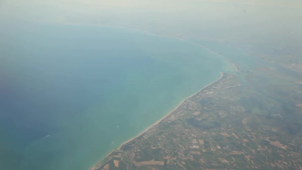 Letecký pohled na Benátky v Itálii — Stock video