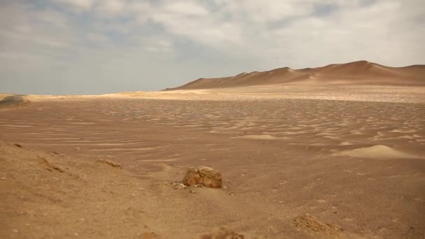 Wüste im Paracas-Nationalpark — Stockvideo