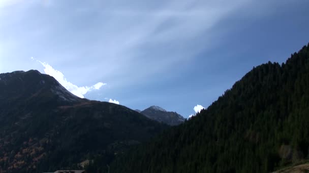 在奥地利的山. — 图库视频影像