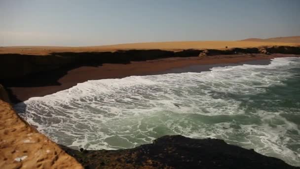 Línea costera — Vídeo de stock