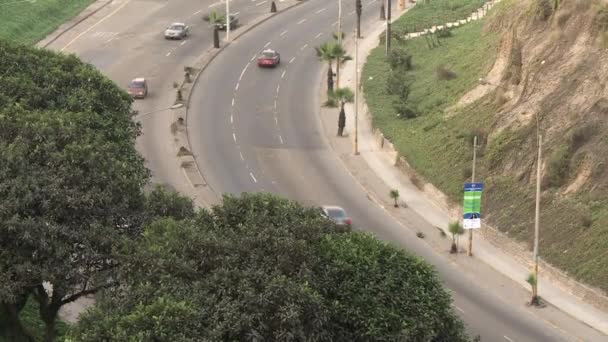 Verkehr in Lima — Stockvideo