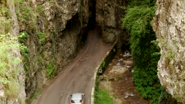 Camino en el cañón de Brasa — Vídeo de stock