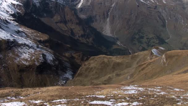 Góry w Austrii, w pobliżu grossglockner — Wideo stockowe