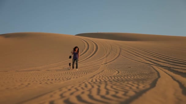 Піщані дюни — стокове відео