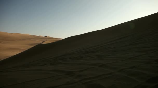 Пустыня в Ике, Перу — стоковое видео