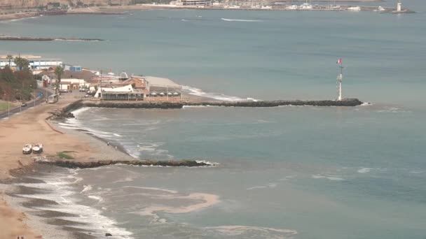 利马的海岸线 — 图库视频影像