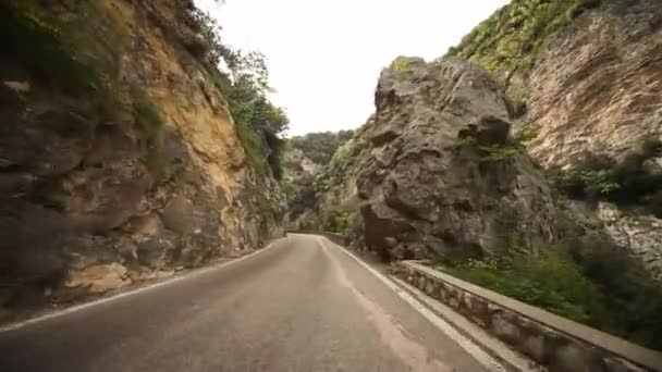 Road at lake Garda — Stock Video