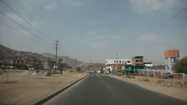 Fahren in der Lima — Stockvideo