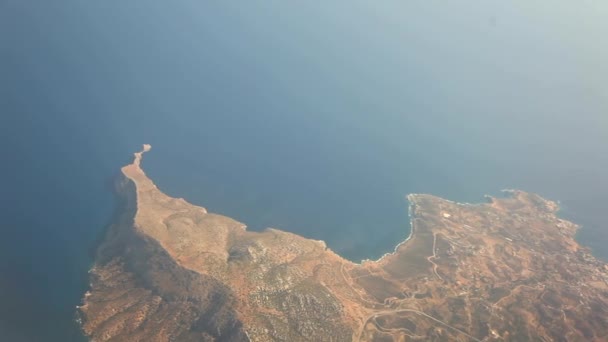 Flying over Crete — Stock Video