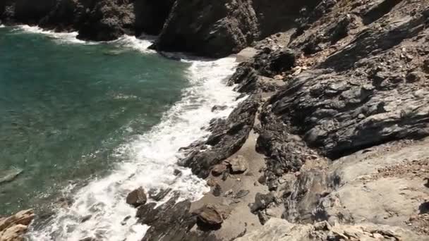 Línea costera en Creta — Vídeos de Stock
