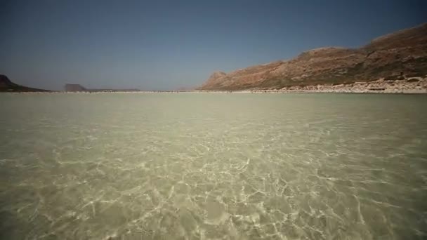 Praia de Balos em Creta — Vídeo de Stock