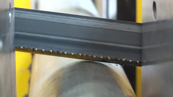 Sawing a tube — Stock Video