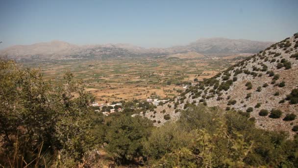 Lasithi Plateau in Crete — Stock Video