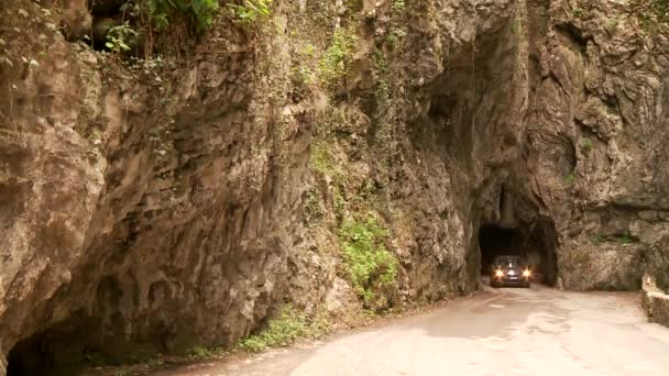 Weg bij brasa canyon — Stockvideo