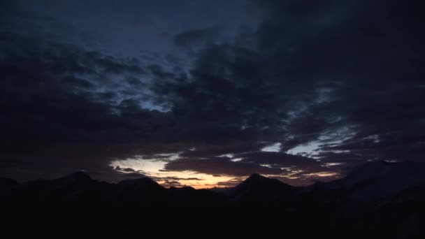 Edelweisspitze y Grossglockner montaña — Vídeo de stock