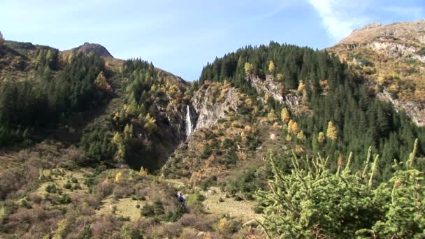 在奥地利的阿尔卑斯山景观 — 图库视频影像