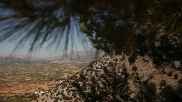 Lasithi Plateau in Crete — Stock Video