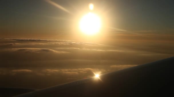 Vuelo en las nubes — Vídeos de Stock