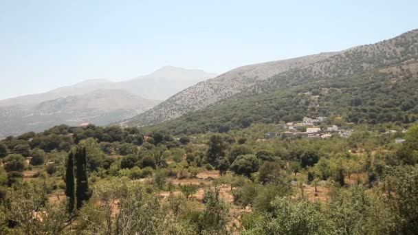 Lasithi hoogvlakte in Kreta — Stockvideo