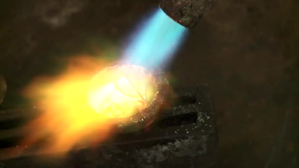 熔融金属燥热 — 图库视频影像