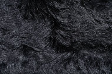 Siyah kürk kaplama desenli arka plan 