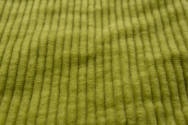 Yellow Green Fabric Velvet Texture Close — Stock Photo, Image