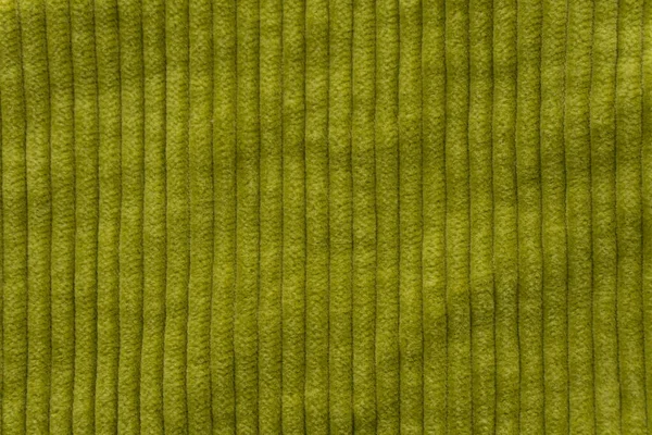 Amarelo Textura Veludo Tecido Verde Fechar — Fotografia de Stock