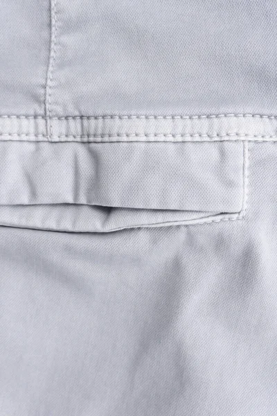 Šedá Modré Kalhoty Kapsa Detail Detailní — Stock fotografie