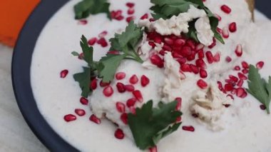 Şili en Nogada, Puebla 'da geleneksel Meksika mutfağı