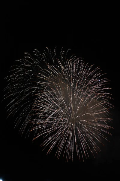 Fuochi Artificio Celebrazione Del Settembre — Foto Stock