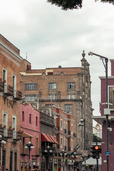 Edifícios Históricos Cidade Puebla — Fotografia de Stock