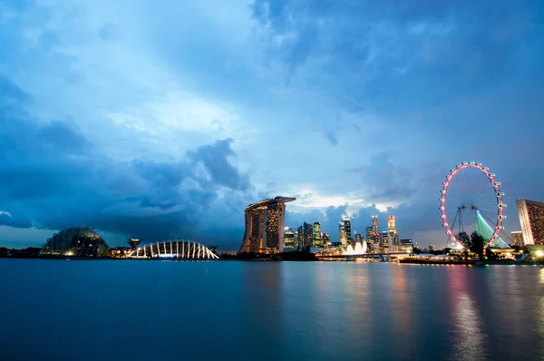 Panorama van singapore — Stockfoto