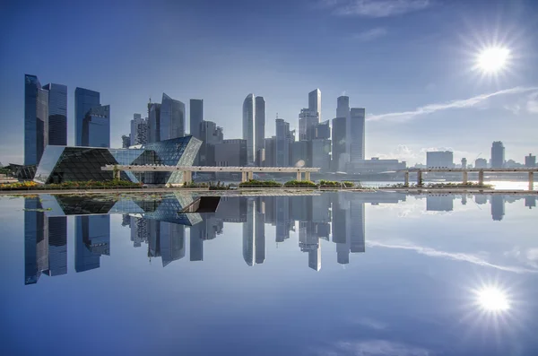 Singapur cityscape — Stok fotoğraf