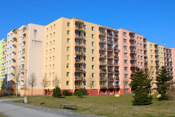 Ceske Budejovice République Tchèque Mars 2022 Long Coin Rue Avec — Photo