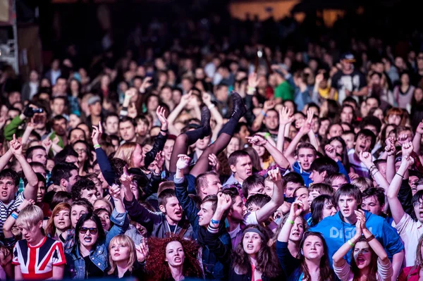 Crowd at a concert — Stock Photo, Image