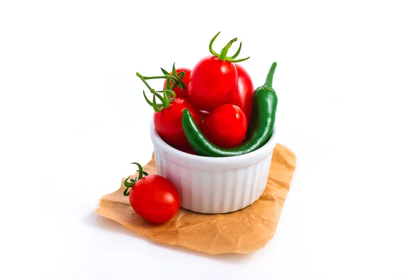 Tomaat en chili — Stockfoto