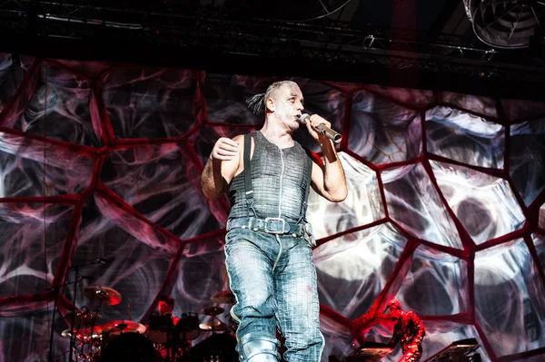 Концерт Rammstein — стоковое фото