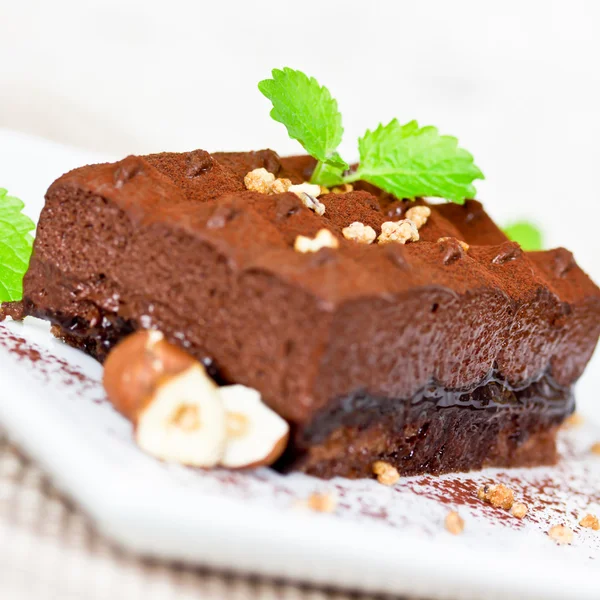 Chocolate mousse — Stock Photo, Image