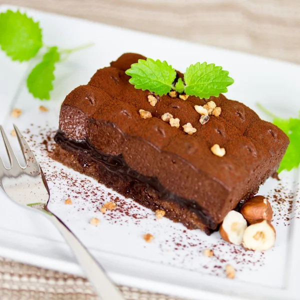 Chocolate mousse — Stock Photo, Image