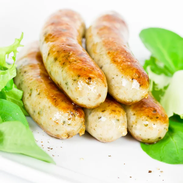 Gegrilde worst — Stockfoto